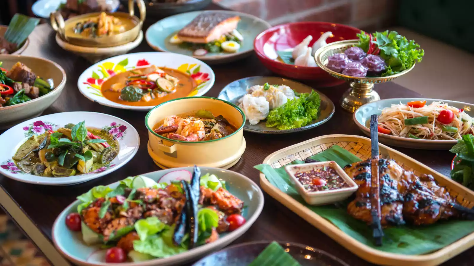 Delicious Cuisine of thailand